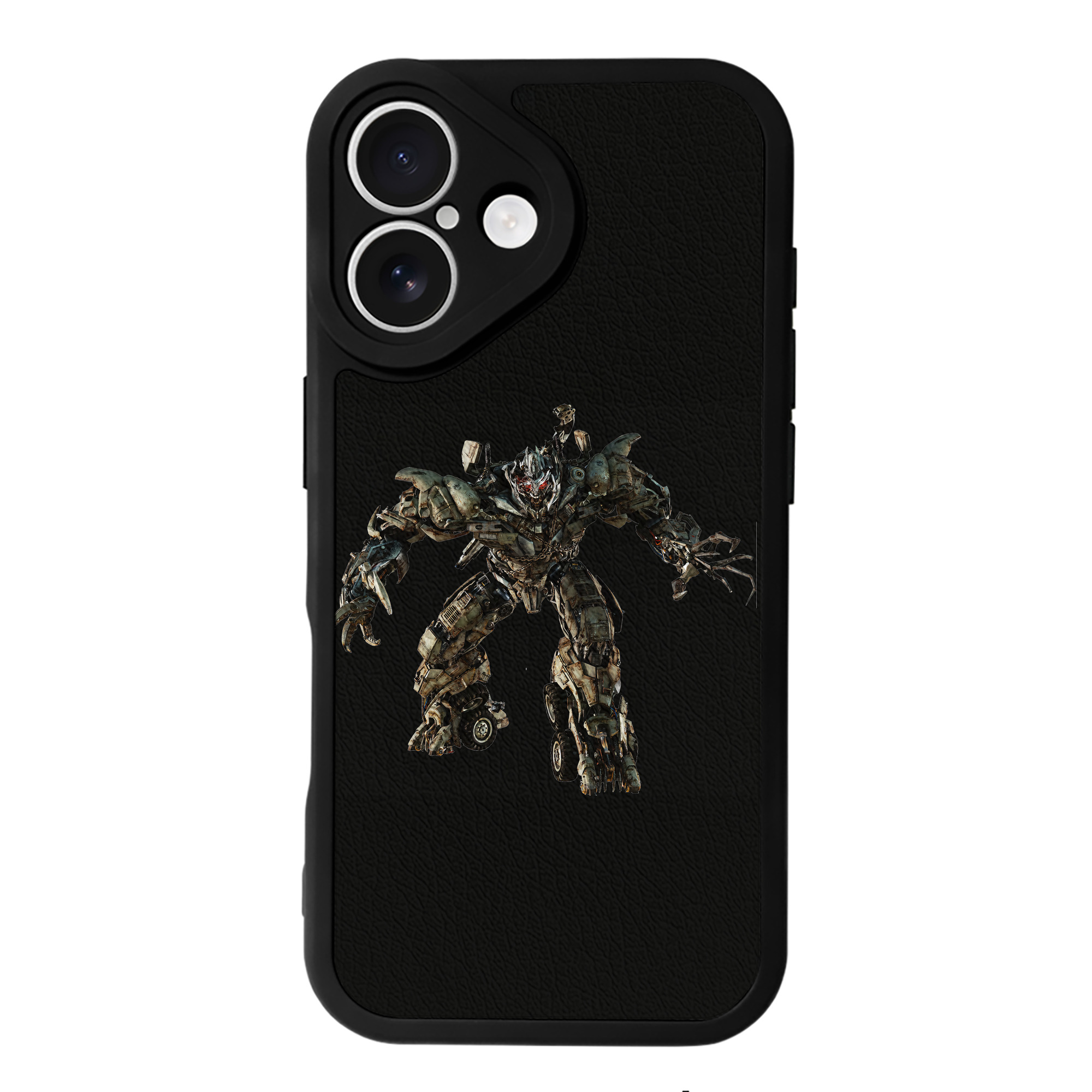 （画像用） Transformers トランスフォーマー 【iPhone 16シリーズ対応】シリコンスマホケース（レザー調） 材質：シリコン